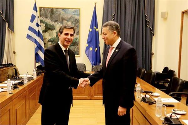 سفير مصر في أثينا ورئيس لجنة العلاقات الخارجية بالبرلمان اليوناني