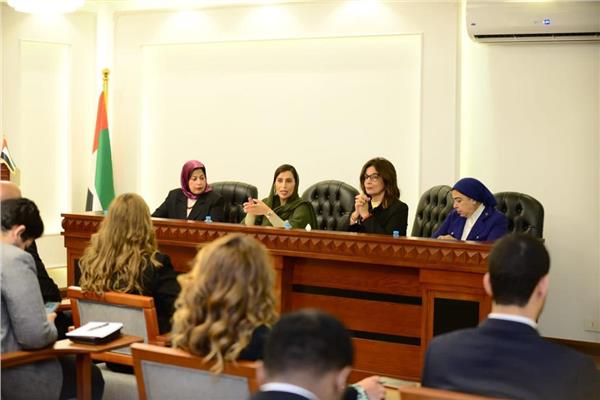 خلال  ندوة بعنوان "التجربة الإماراتية المصرية في مجال حماية وتمكين المرأة