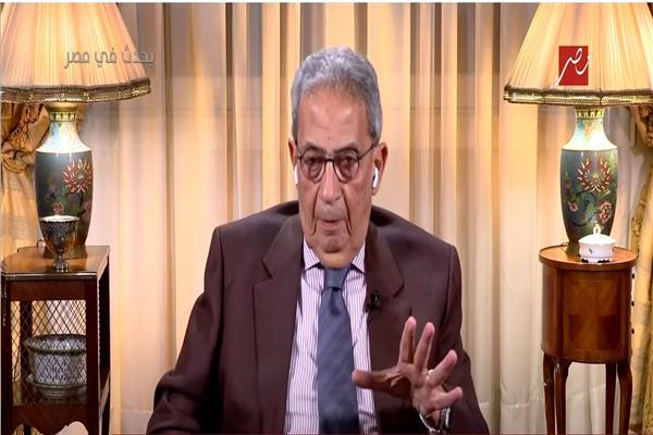 عمرو موسي الأمين العام الأسبق لجامعة الدول العربية