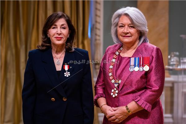 هدى المراغى أول مصرية تحصل على وسام كندا 