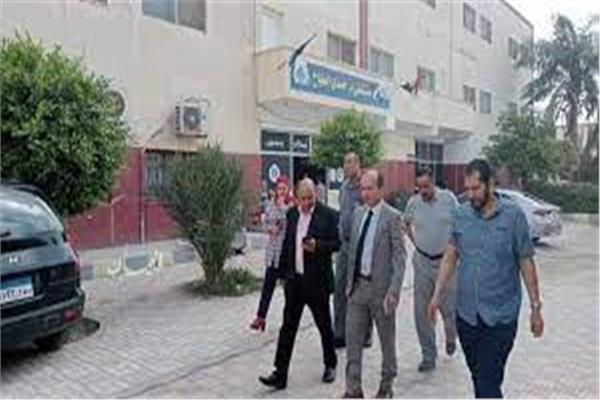 وكيل مديرية الصحة بالبحيرة يتفقد مستشفى الدكتور حمدى الطباخ بأبوحمص 