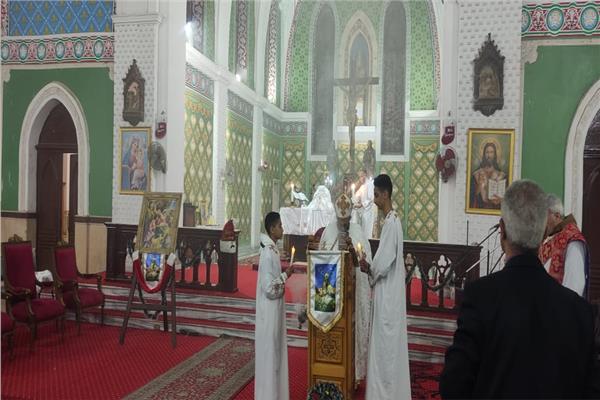 مراسم الأحتفال كنيسة القديس بطرس والقديسة حنة الكاثوليكية بطنطا