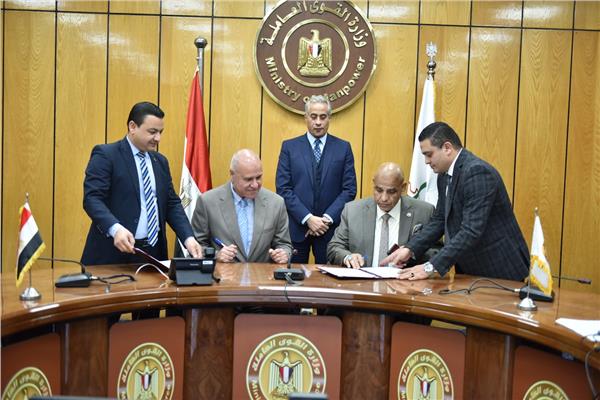 فعاليات بروتوكول التعاون بين القوى العاملة ومصر للطيران