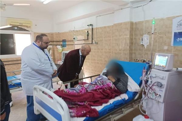  وكيل وزارة الصحة بالشرقية يتفقد مستشفي ههيا المركزي 