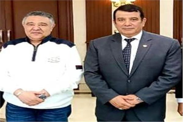 اللواء محمود بركات رئيس الاتحاد المصري ورئيس الاتحاد العربي 
