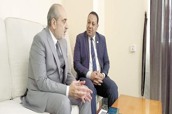 د. مسعد عبدالحميد خلال حواره مع «الأخبار»