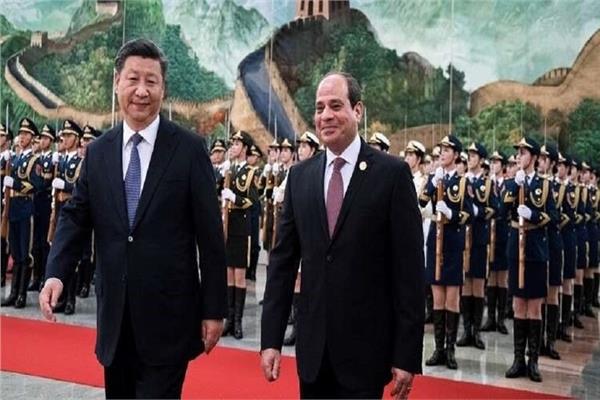  الرئيس عبد الفتاح السيسي ورئيس جمهورية الصين