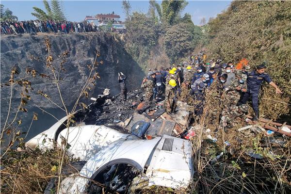  تحطم طائرة ركاب مدنية في جمهورية نيبال