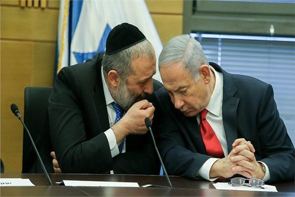 رئيس الوزراء الإسرائيلي بنيامين نتنياهو وأرييه درعي