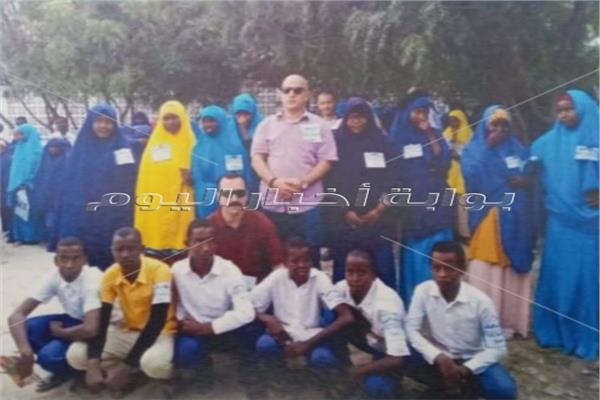معلم مصري في مدارس الصومال