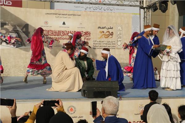  قصور الثقافة تقدم الفرح الشرقاوي وفولكلور النيل بمعرض الكتاب 