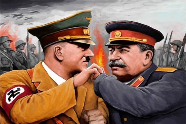 جوزيف ستالين وأدلف هتلر