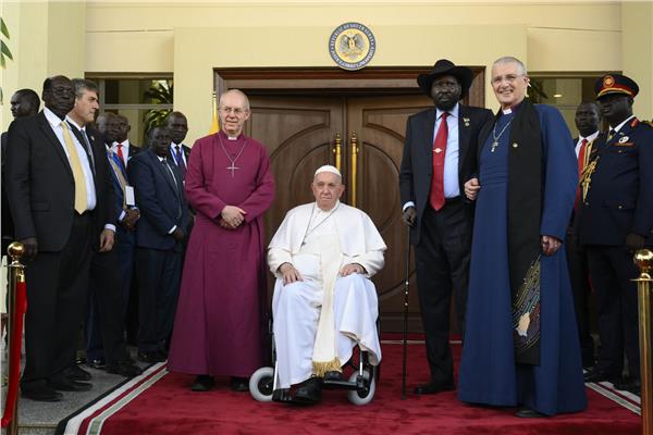 بابا الفاتيكان في جنوب السودان