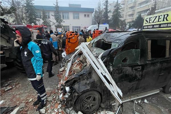 الزلزال الذي وقع في جنوب تركيا