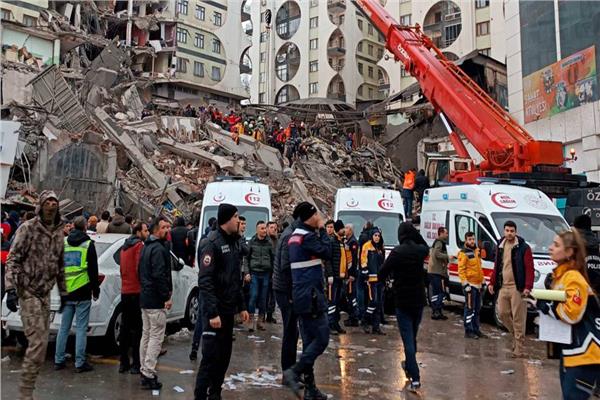 آثار زلزال تركيا