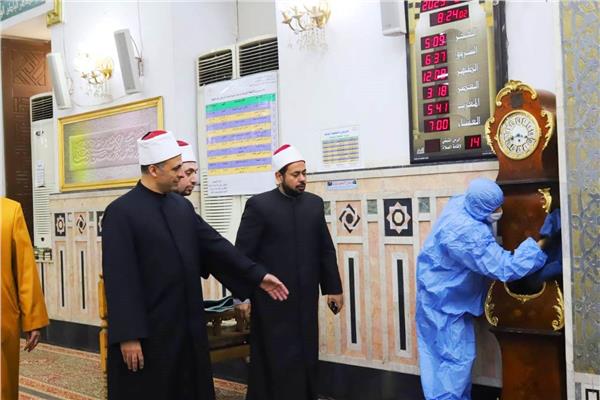 حملة نظافة وتعقيم المساجد 