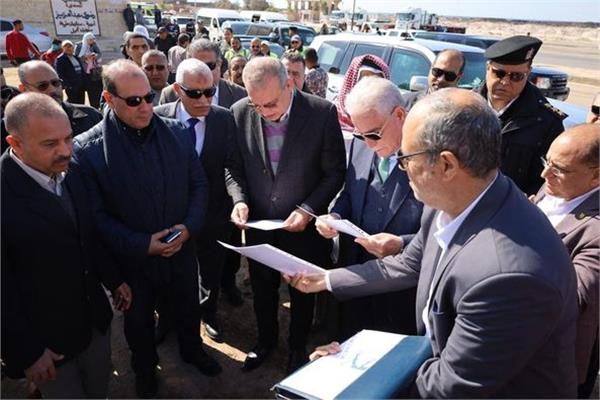 رئيس صندوق التنمية الحضرية ومحافظ جنوب سيناء يتفقدان مشروعات تطوير المناطق الخطرة
