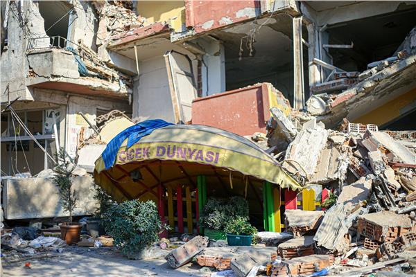 أثار الزلزال المدمر الذي ضرب تركيا - صورة أرشيفية