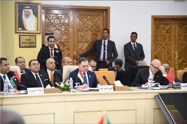 اللواء محمود توفيق خلال مؤتمر وزراء الداخلية العرب