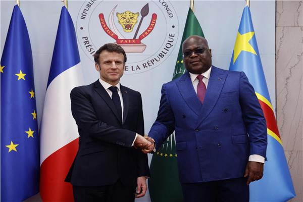 ماكرون مع رئيس الكونغو الديمقراطية