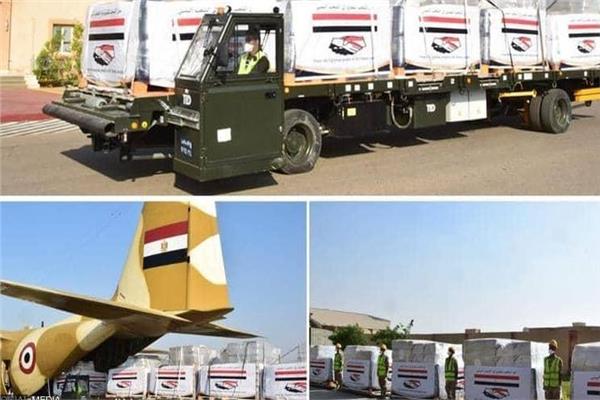 المساعدات المصرية