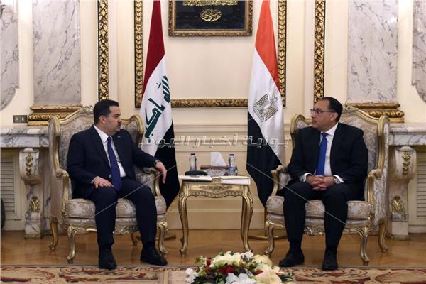 جلسة مباحثات مصرية عراقية