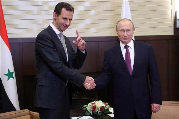 الرئيس الروسي فلاديمير بوتين والرئيس السوري بشار الأسد