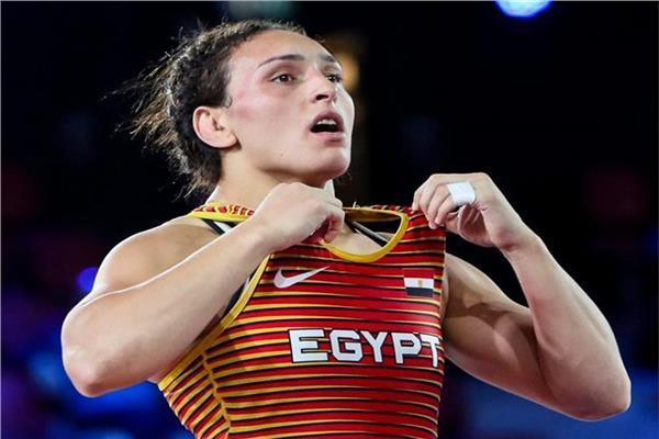 سمر حمزة بطلة المصارع المصرية