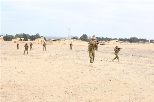 فعاليات التدريب المشترك بين القوات الخاصة المصرية والأمريكية 