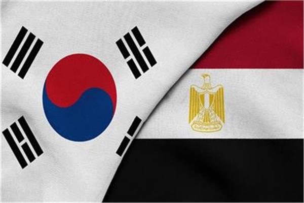 علم مصر وكوريا الجنوبية 