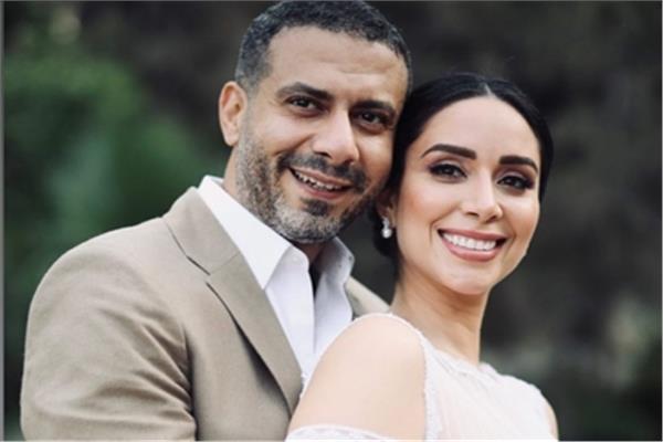 محمد فراج وزوجته بسنت شوقي