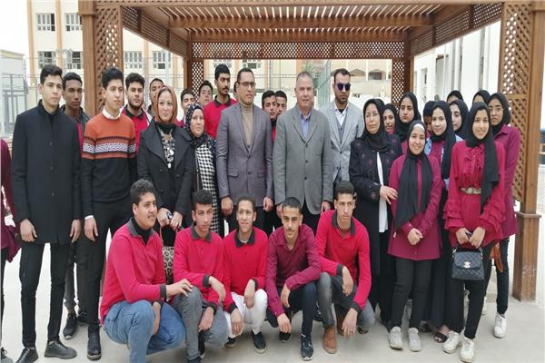 ٥٨٠ طالب من ٤٢ مدرسة بالغربية يزورون جامعة سمنود التكنولوجية 