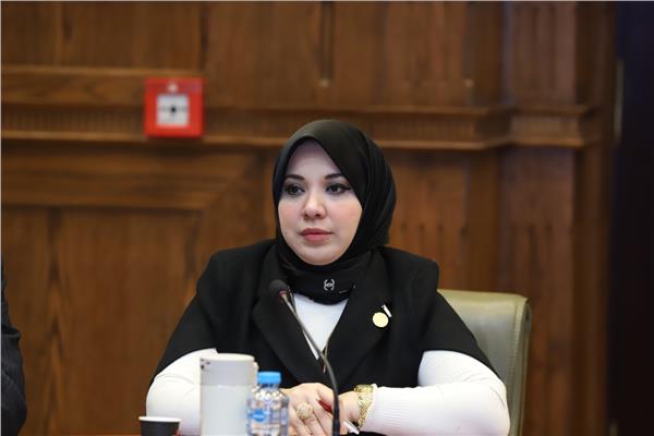 الدكتورة دينا هلالي، عضو لجنة حقوق الإنسان والتضامن الاجتماعي بمجلس الشيوخ