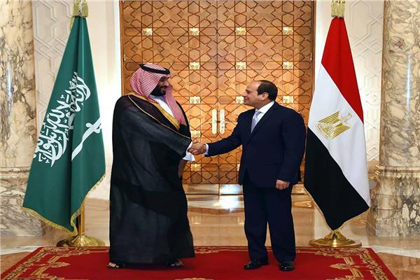 الرئيس عبد الفتاح السيسي-الأمير محمد بن سلمان