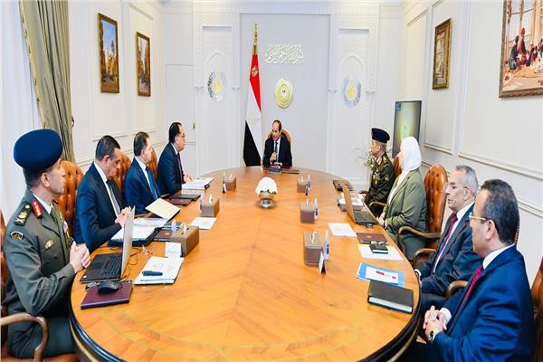 الرئيس السيسي خلال اجتماع متابعة جهود تنمية سيناء