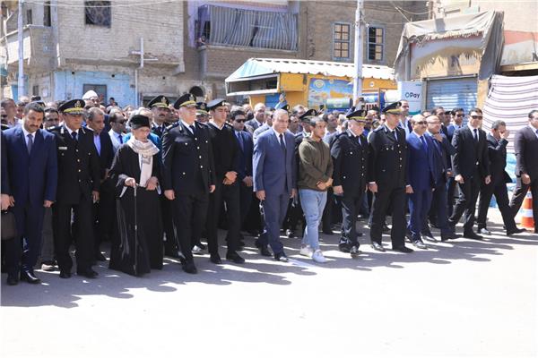  جنازة عسكرية مهيبة للواء "مدحت عبد الرحيم" مدير أمن بورسعيد