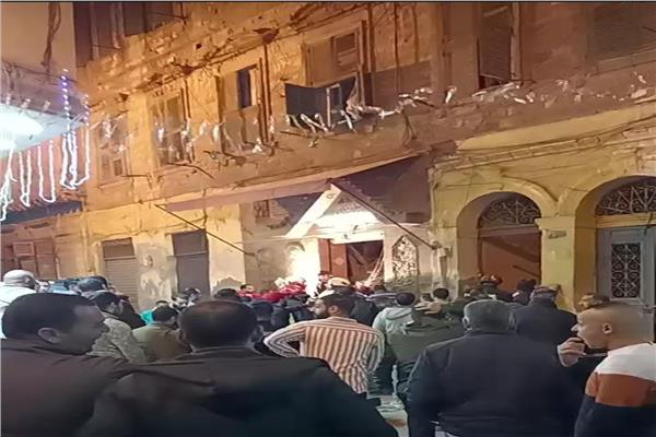  انهيار أسقف عقار قديم في الإسكندرية