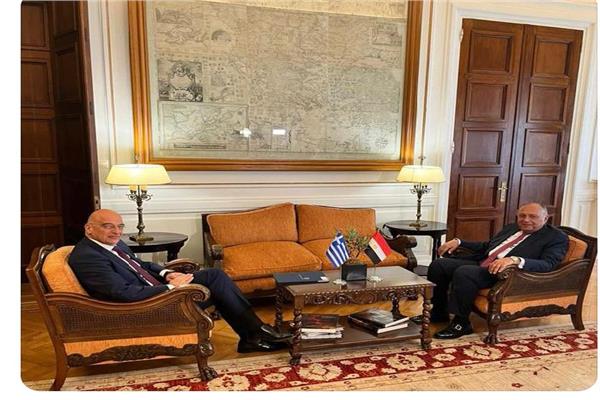 وزيرا خارجية مصر واليونان يؤكدان عمق العلاقات بين بلديهما 