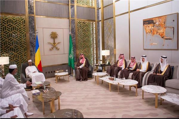  الأمير محمد بن سلمان يستقبل رئيس المجلس العسكري الانتقالي في جمهورية تشاد