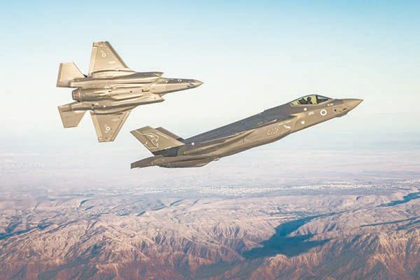 مقاتلات إسرائيلية من طراز F-35