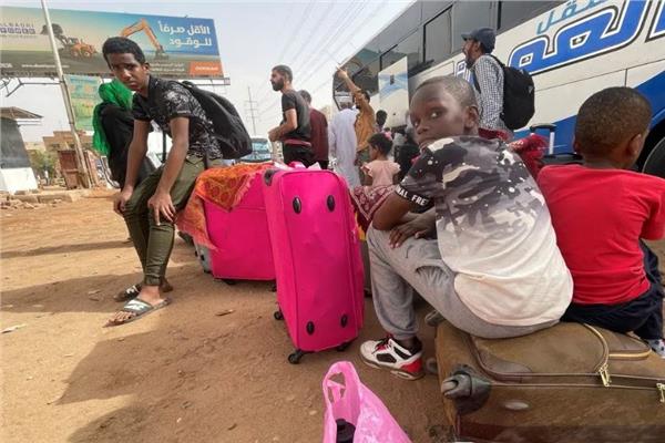 النازحين من السودان 