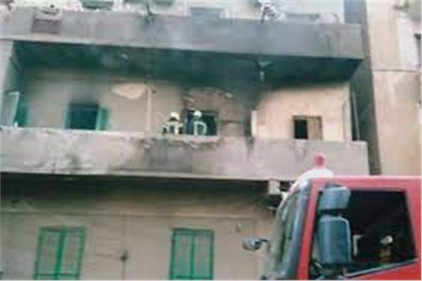اصابة شخصين باختناق إثر حريق نشب داخل شقة سكنية بالهرم