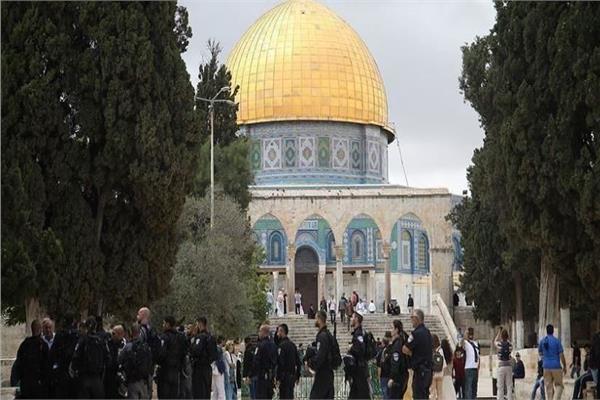 عشرات المستوطنين الإسرائيليين يقتحمون باحات المسجد الأقصى المبارك