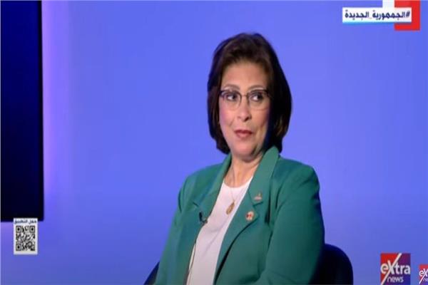 الدكتورة راندا مصطفى مقرر لجنة الصحة بالحوار الوطني