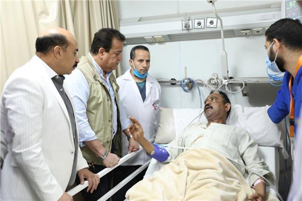 زيارة الدكتور خالد عبدالغفار وزير الصحة والسكان لمستشفى أبو سمبل