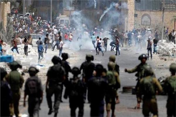 مواجهات بين الفلسطينيين وقوات الاحتلال الإسرائيلي في الخليل
