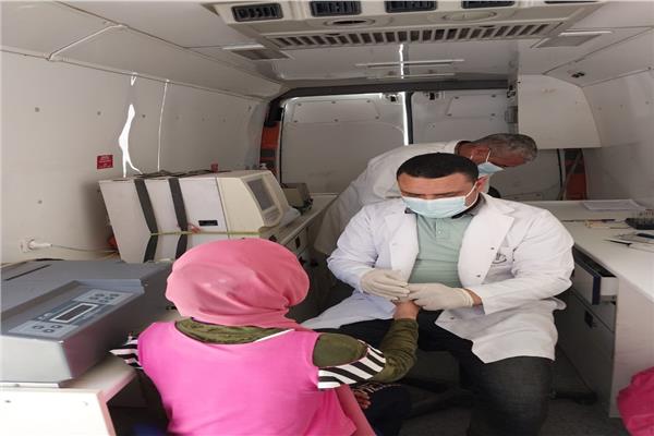  قافلة طبية  مجانية بقرية الناصر بأبو المطامير 