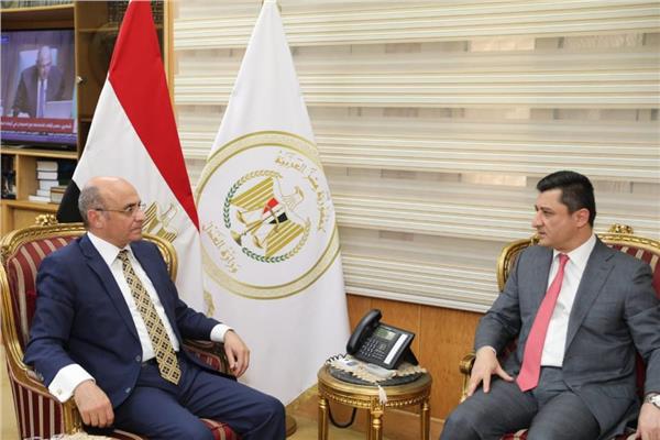 لقاء المستشار عمر مروان مع وزير العدل العراقي