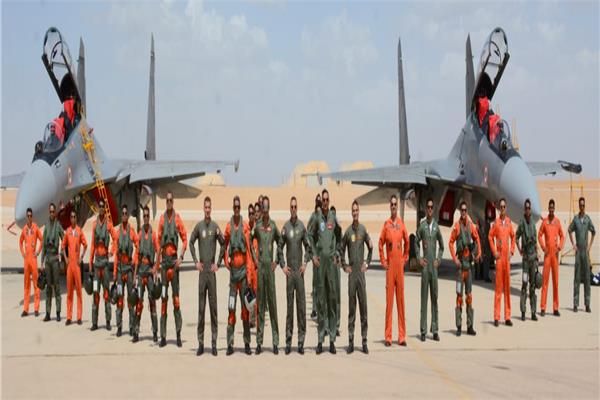 الـقـوات الجوية المصرية والهندية تـنـفـذان تدريباً مـشـتـركاً