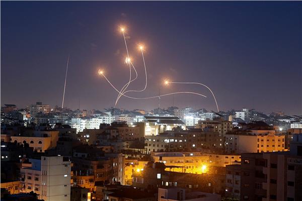 رشقات صاروخية على مستوطنات قطاع غزة - أ ف ب 